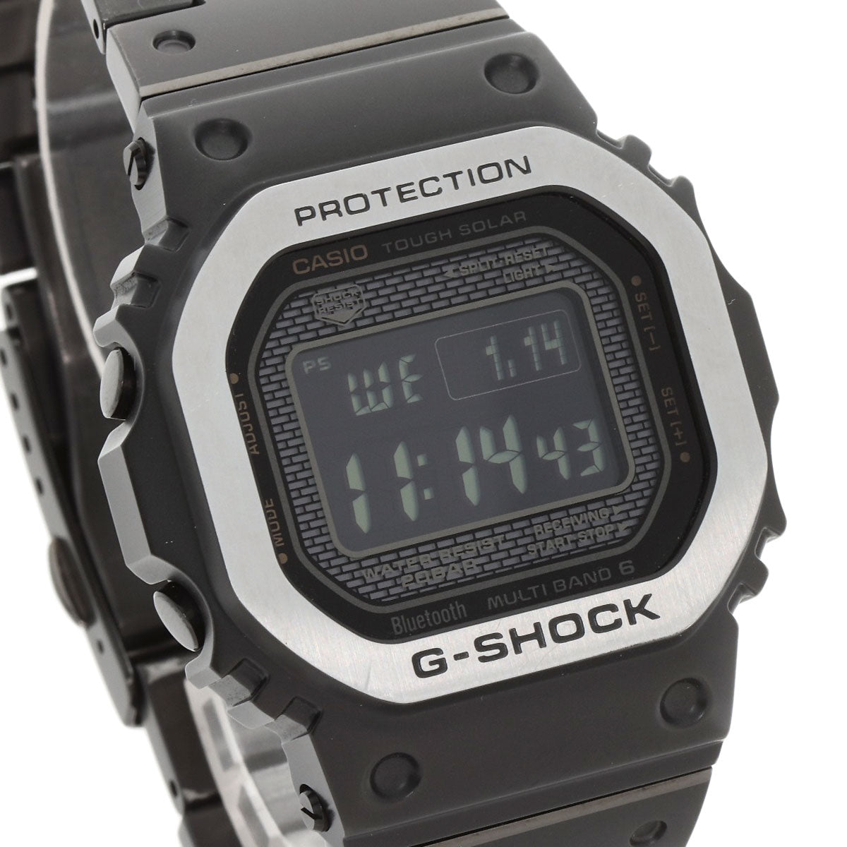 CASIO Full Metal 5000 Series Watches GMW-B5000MB Stainless Steel/Stainless Steel mens