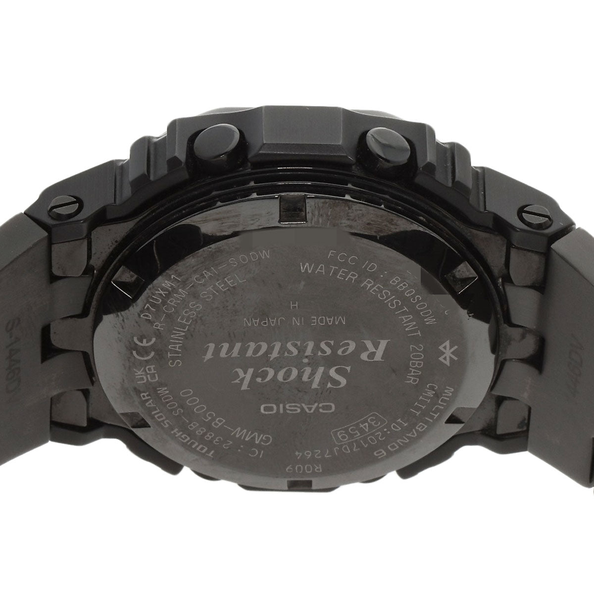 CASIO Full Metal 5000 Series Watches GMW-B5000MB Stainless Steel/Stainless Steel mens