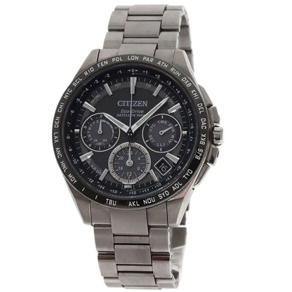 CITIZEN Atessa Eco Drive Satellite Wave Watches CC9015-54E F900-T021531 Titanium/Titanium mens