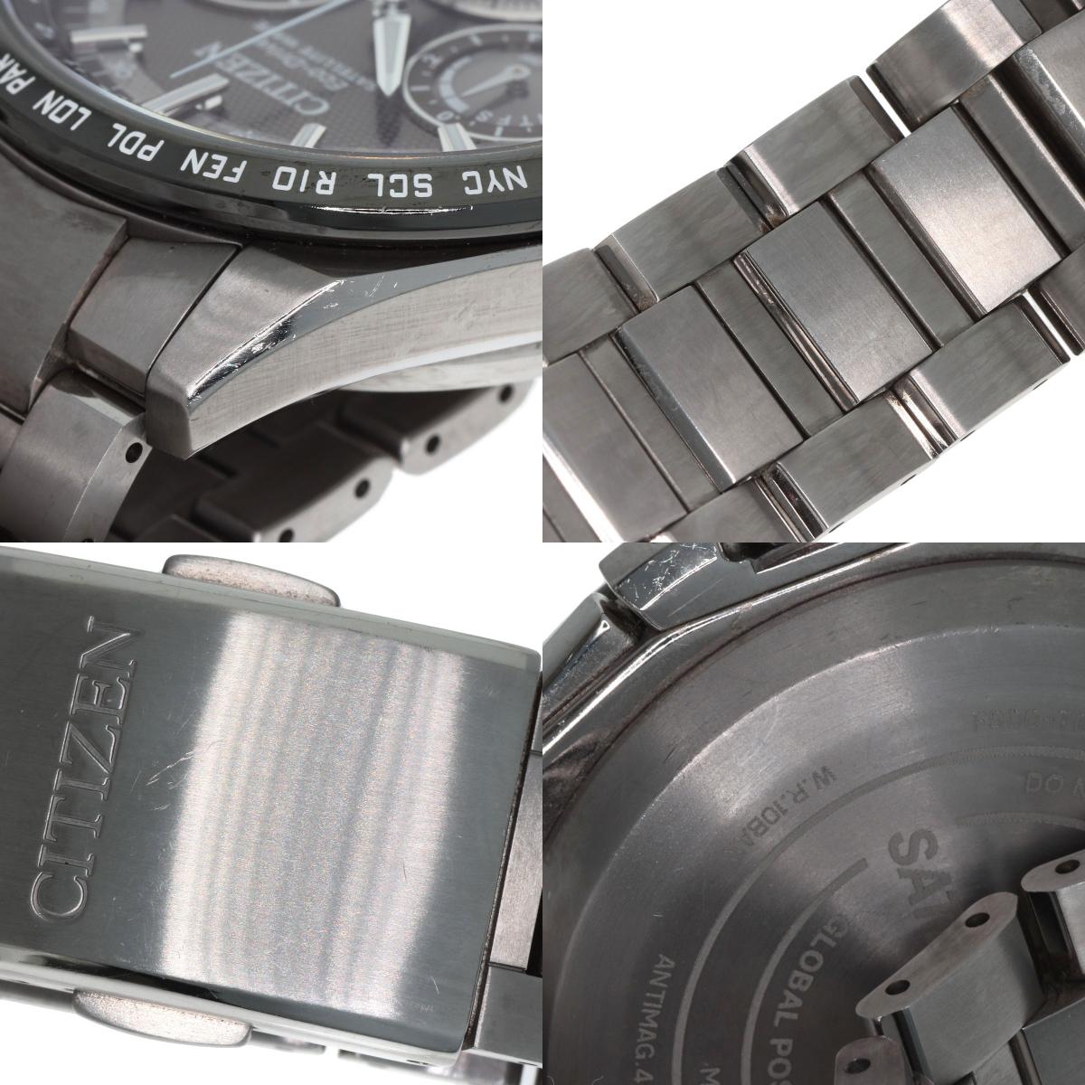CITIZEN Atessa Eco Drive Satellite Wave Watches CC9015-54E F900-T021531 Titanium/Titanium mens