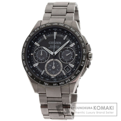 CITIZEN Atessa Eco Drive Satellite Wave Watches CC9015-54E F900-T021531 Titanium/Titanium mens