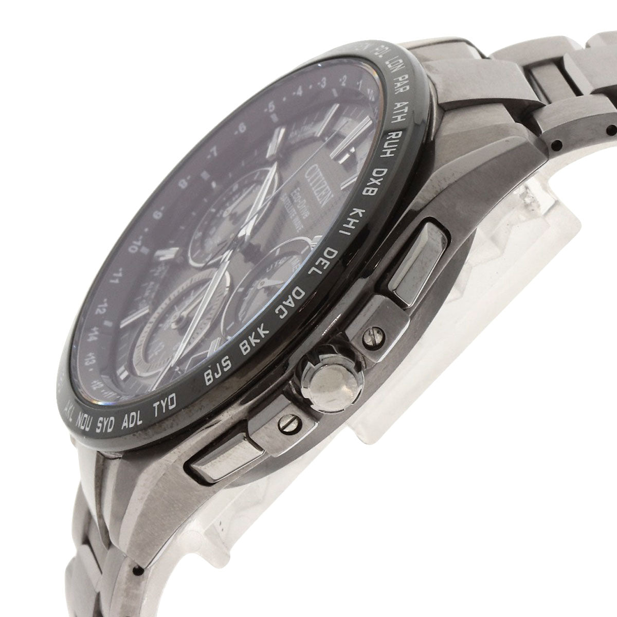 CITIZEN Atessa Eco Drive Satellite Wave Watches CC9015-54E F900-T021531 Titanium/Titanium mens