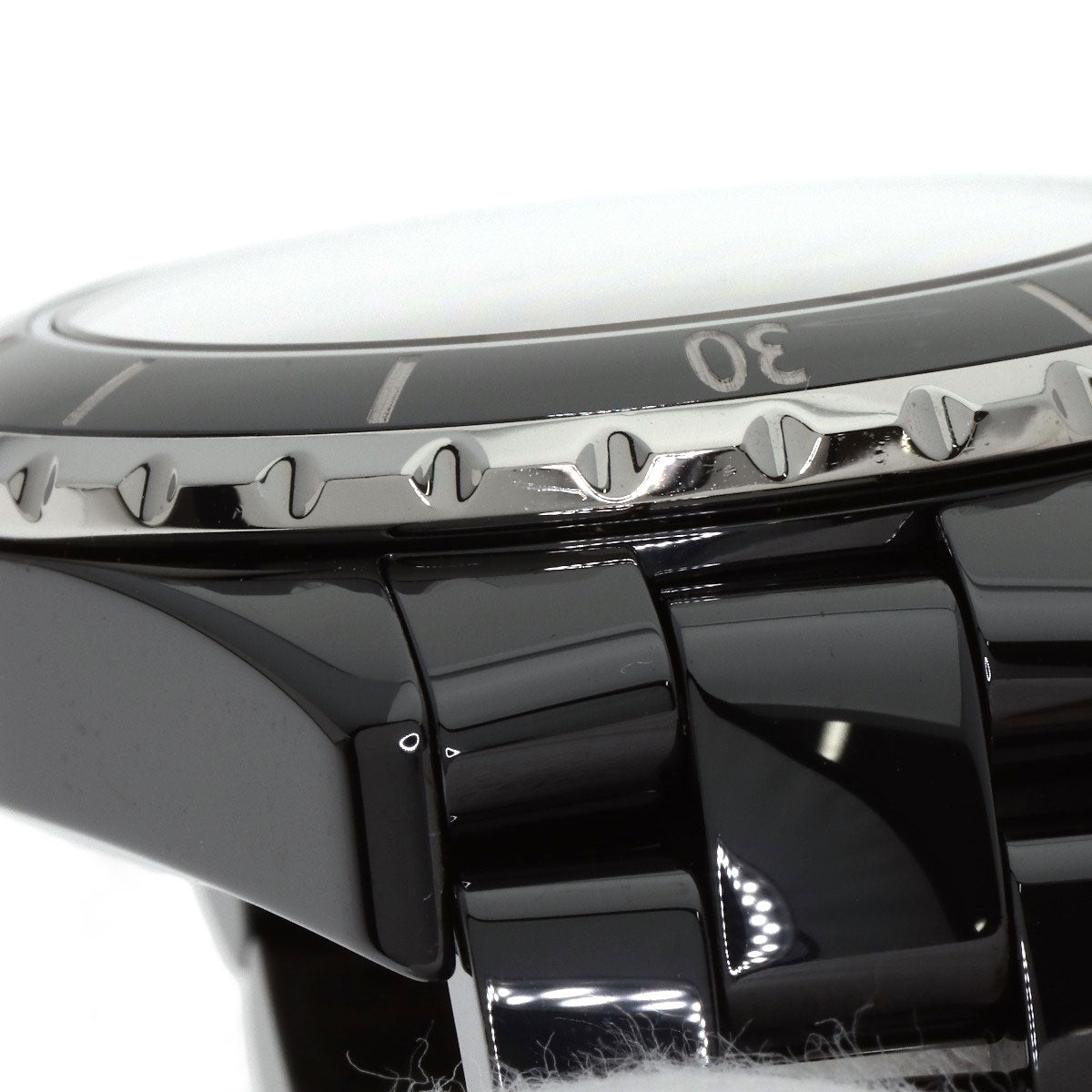 CHANEL J12 1.6" Chronograph Watches H0940 Ceramic/Ceramic mens