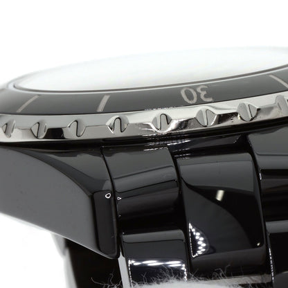 CHANEL J12 1.6" Chronograph Watches H0940 Ceramic/Ceramic mens