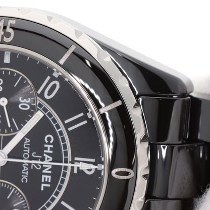 CHANEL J12 1.6" Chronograph Watches H0940 Ceramic/Ceramic mens