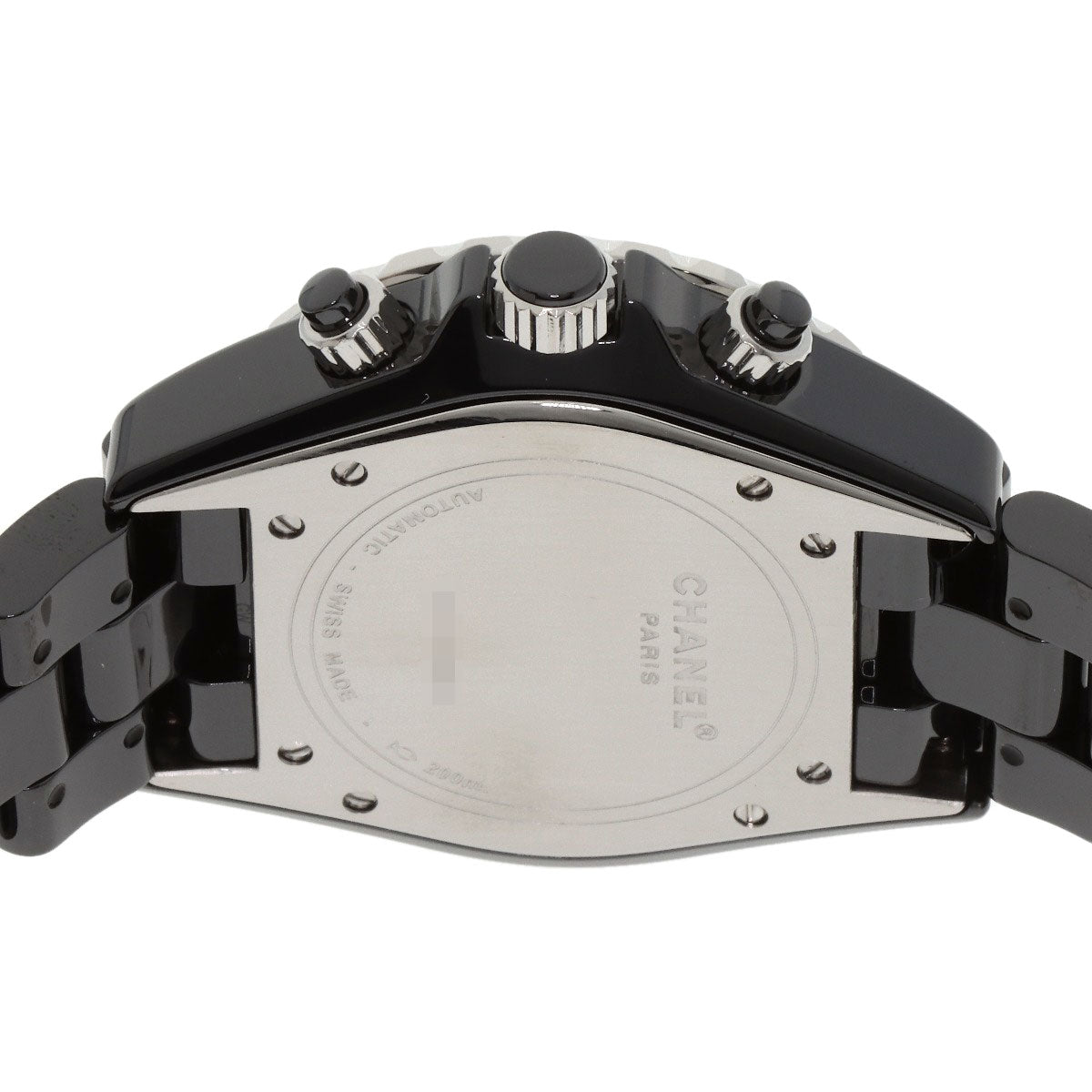 CHANEL J12 1.6" Chronograph Watches H0940 Ceramic/Ceramic mens