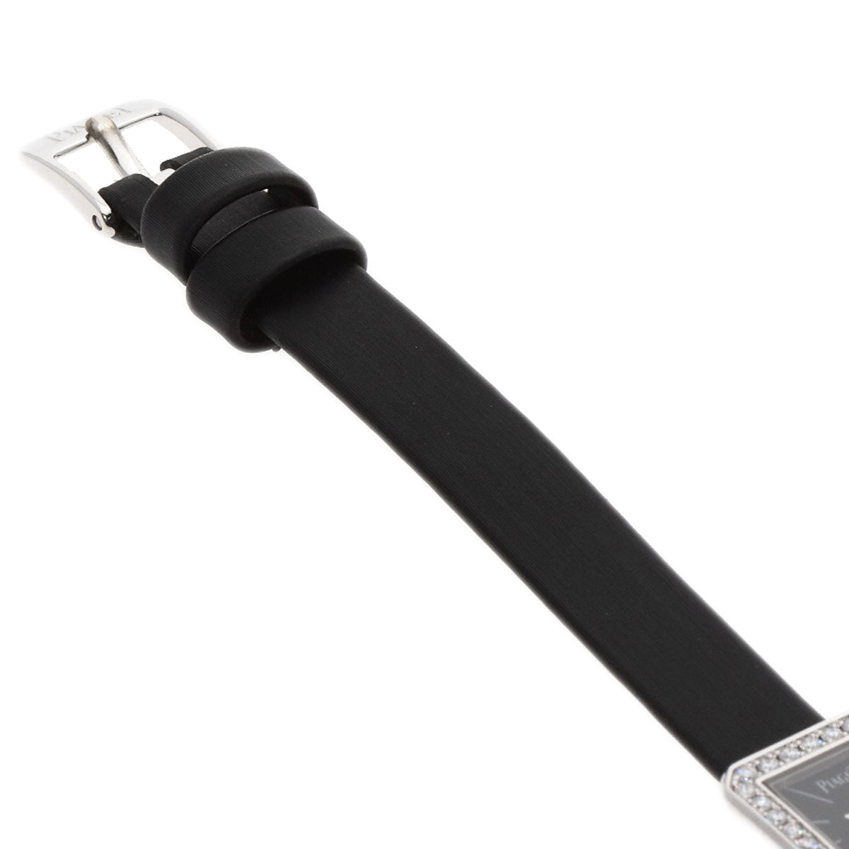 PIAGET Mini protocol Watches G0A34503 K18 White Gold/Satin & Leather Ladies