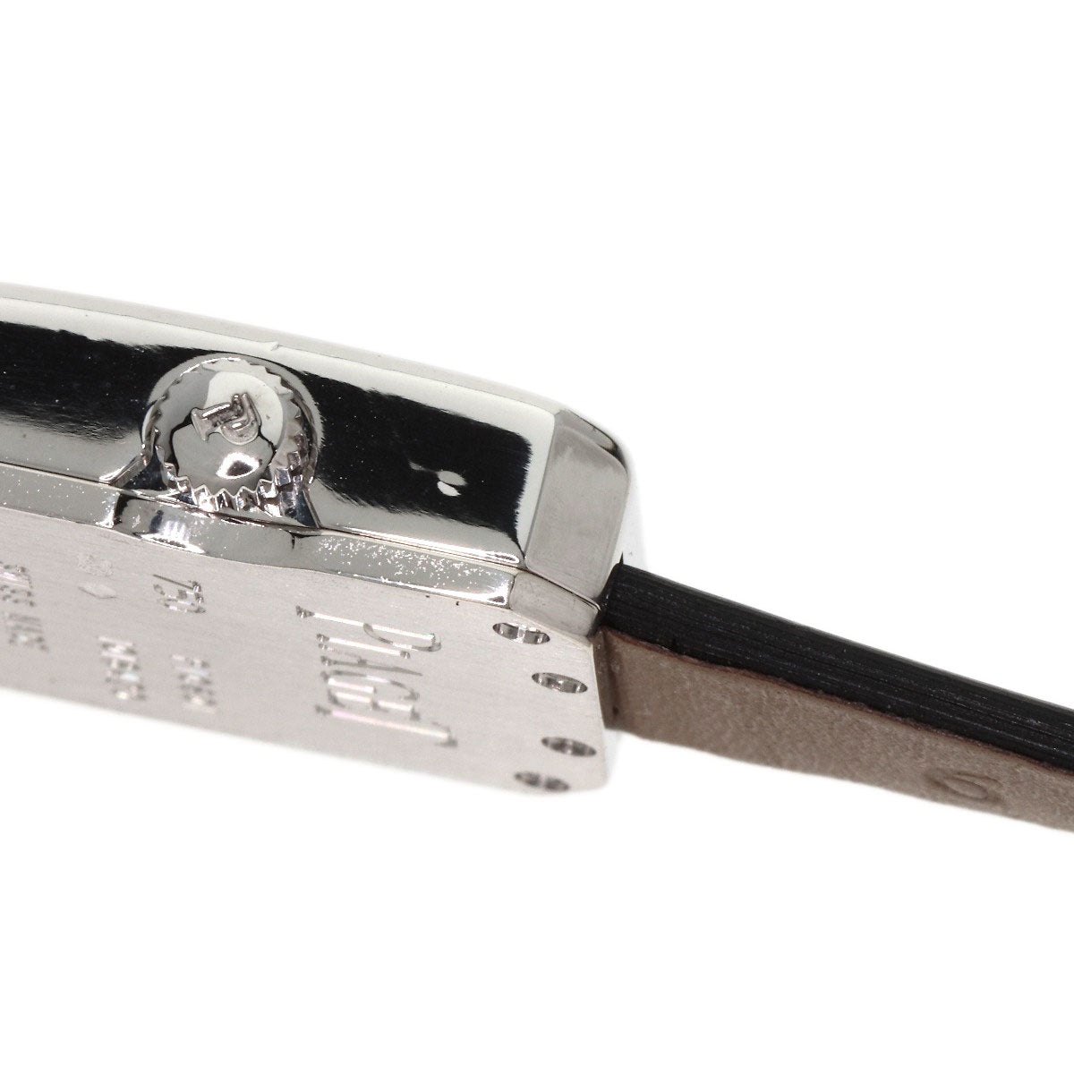 PIAGET Mini protocol Watches G0A34503 K18 White Gold/Satin & Leather Ladies