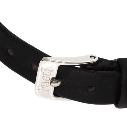 PIAGET Mini protocol Watches G0A34503 K18 White Gold/Satin & Leather Ladies