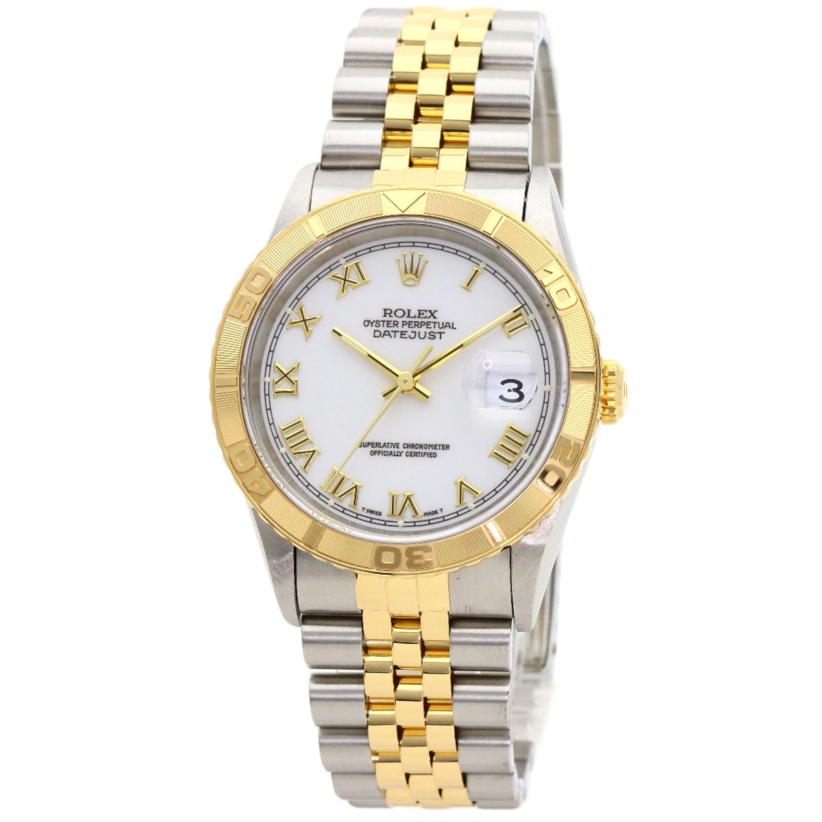ROLEX Datejust Thunderbird Watches 16263 Stainless Steel/SSxK18YG mens