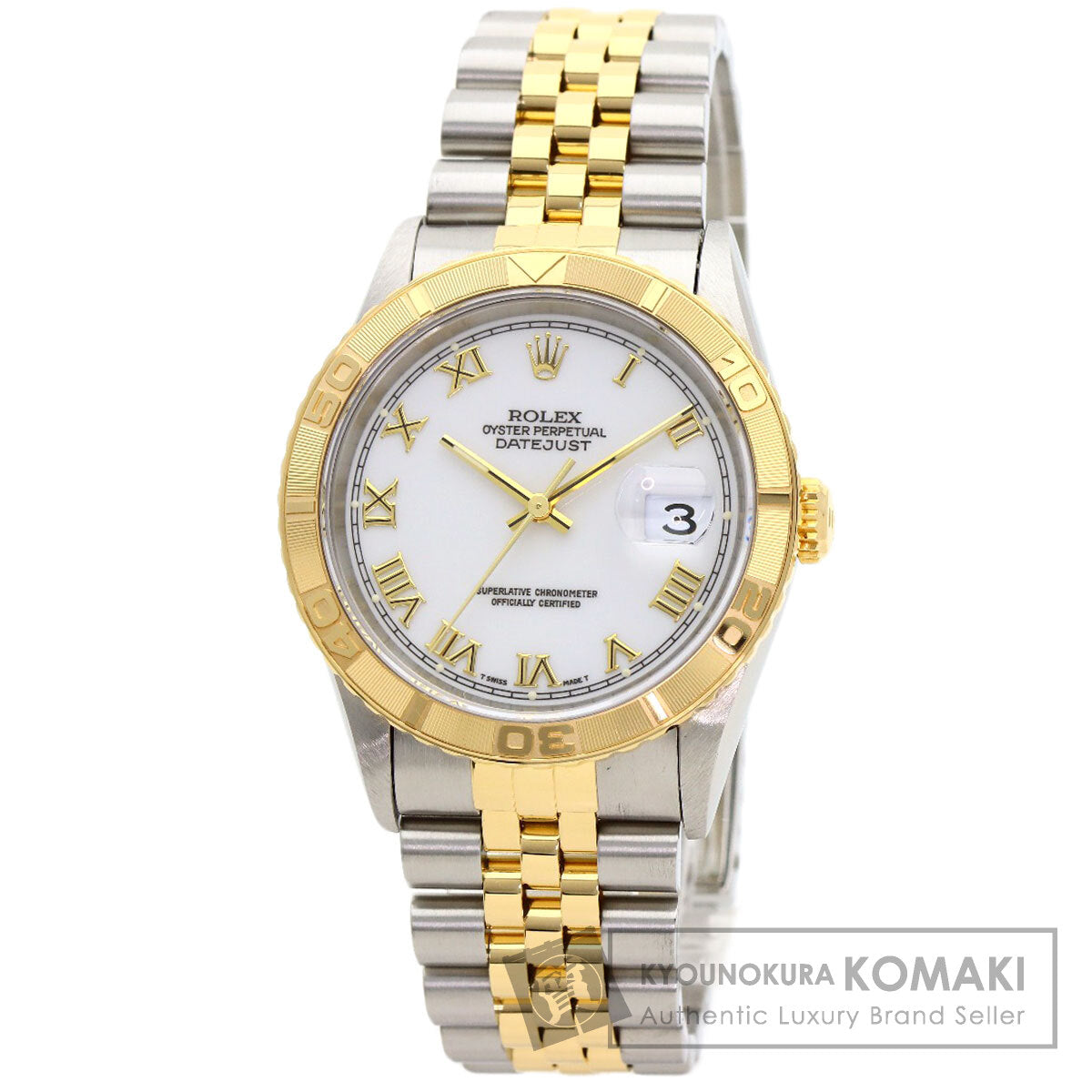 ROLEX Datejust Thunderbird Watches 16263 Stainless Steel/SSxK18YG mens