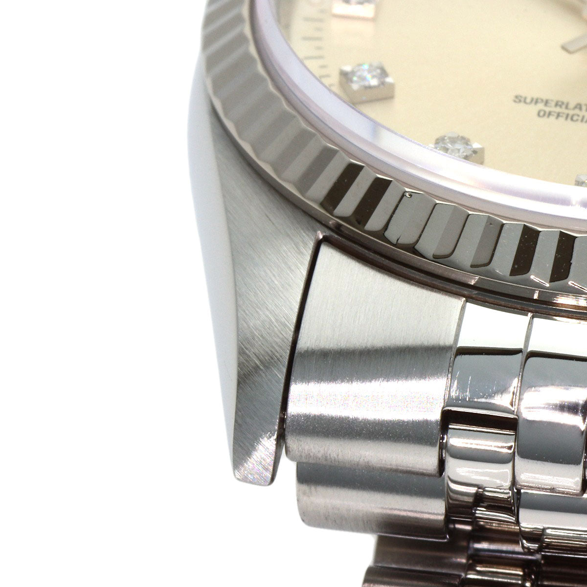 ROLEX DATEJUST 10P Diamond Watches 16234G Stainless Steel/Stainless Steel mens