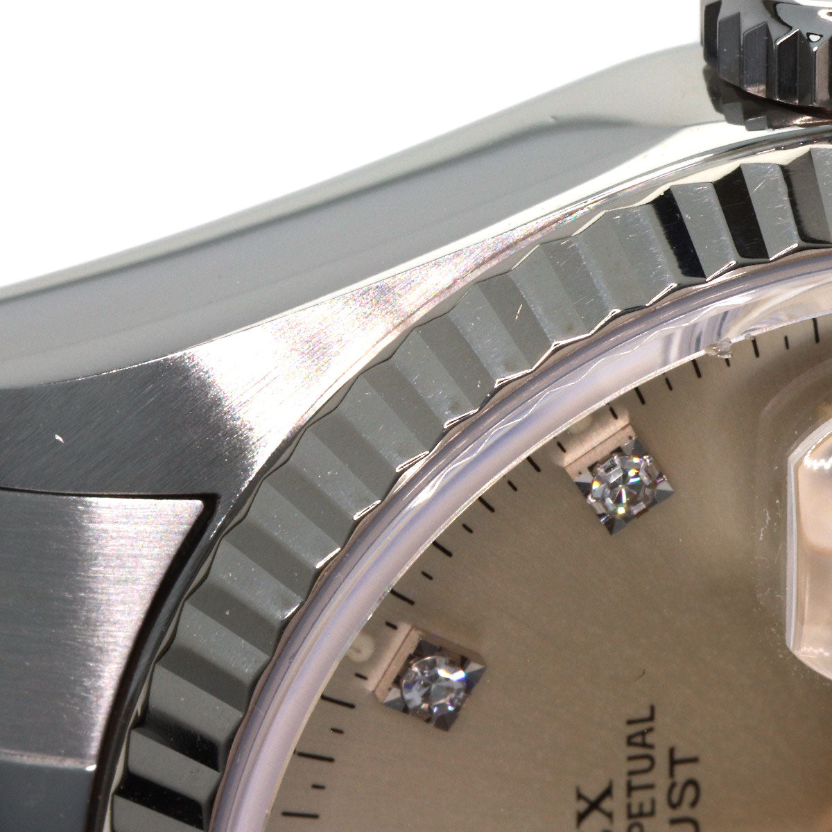 ROLEX DATEJUST 10P Diamond Watches 16234G Stainless Steel/Stainless Steel mens