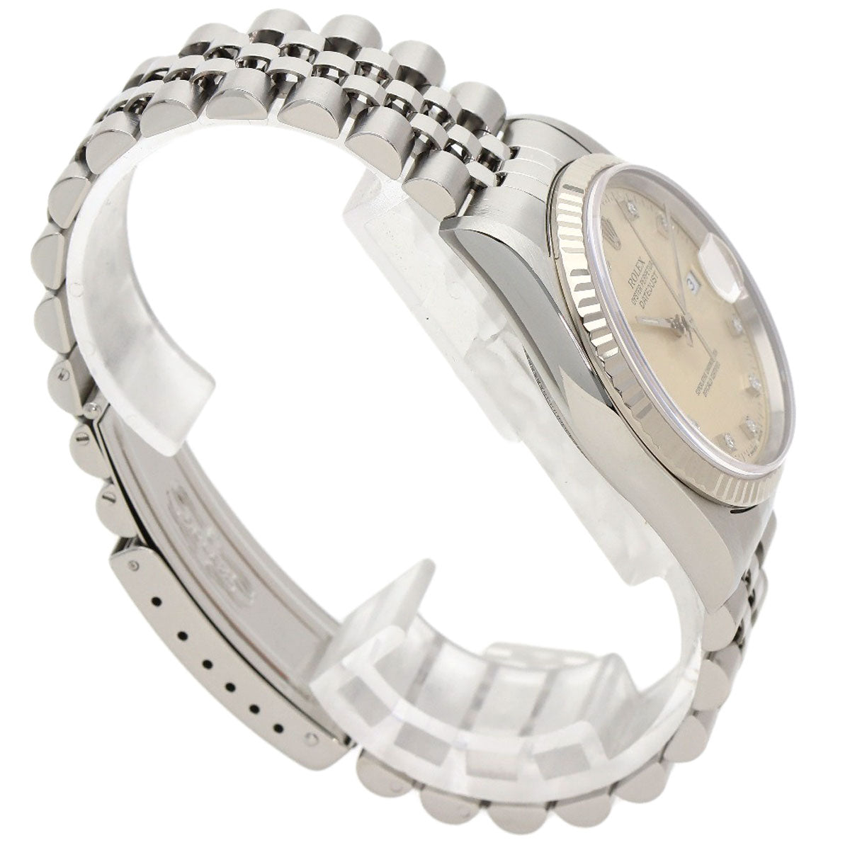 ROLEX DATEJUST 10P Diamond Watches 16234G Stainless Steel/Stainless Steel mens