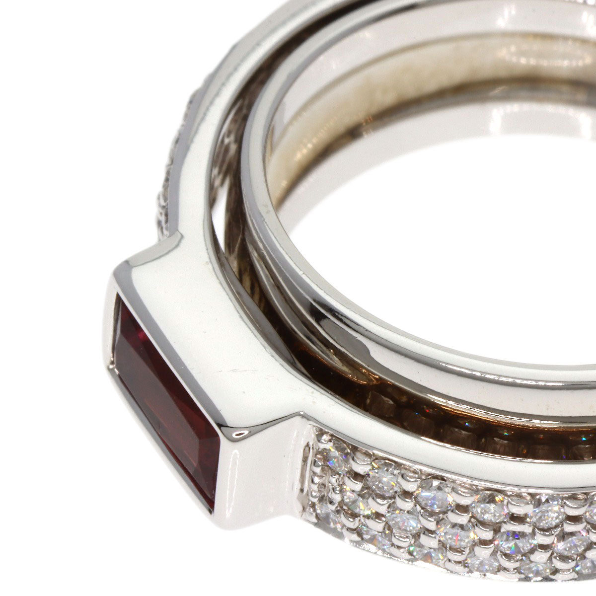 PIAGET possession Imperial Topaz #55 Ring K18 White Gold Ladies [Used]