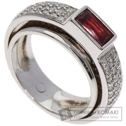 PIAGET possession Imperial Topaz #55 Ring K18 White Gold Ladies [Used]