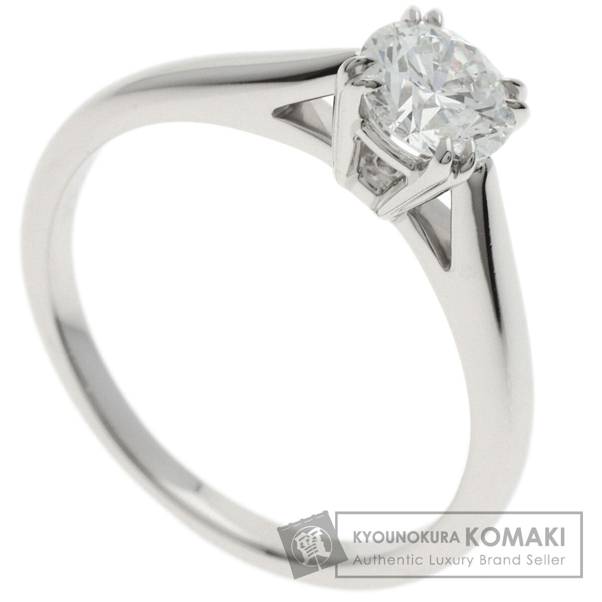 HARRY WINSTON Solitaire Diamond Ring Platinum PT950 Ladies [Used]