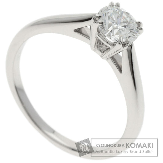 HARRY WINSTON Solitaire Diamond Ring Platinum PT950 Ladies [Used]