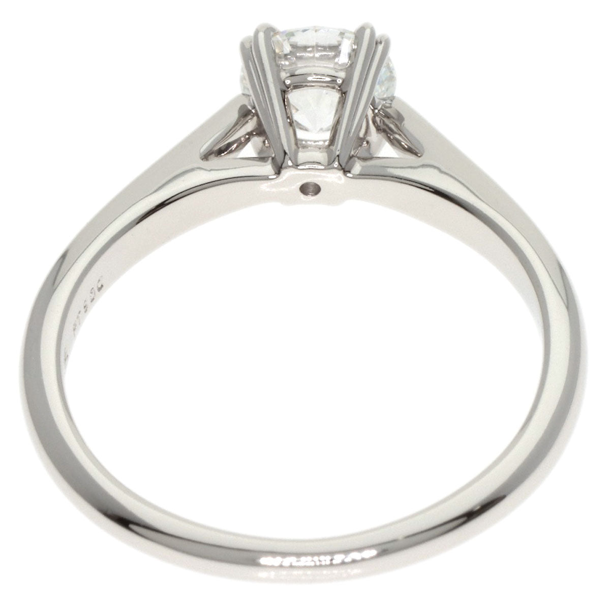 HARRY WINSTON Solitaire Diamond Ring Platinum PT950 Ladies [Used]