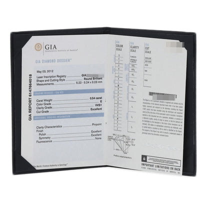 HARRY WINSTON Solitaire Diamond Ring Platinum PT950 Ladies [Used]