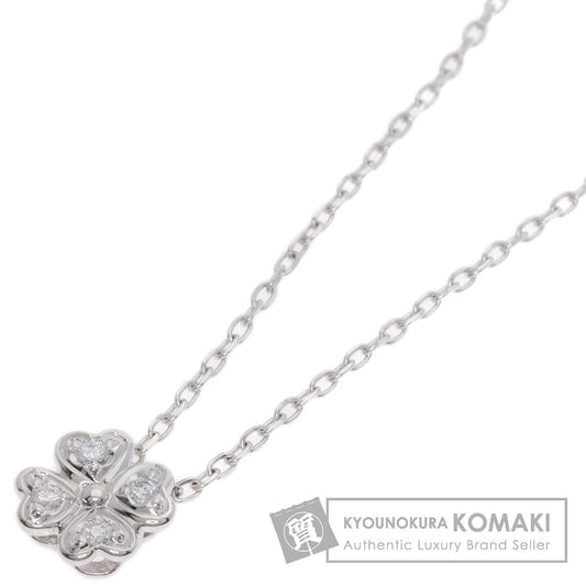 MIKIMOTO Diamond Necklace K18 White Gold Ladies [Used]