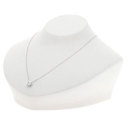 MIKIMOTO Diamond Necklace K18 White Gold Ladies [Used]