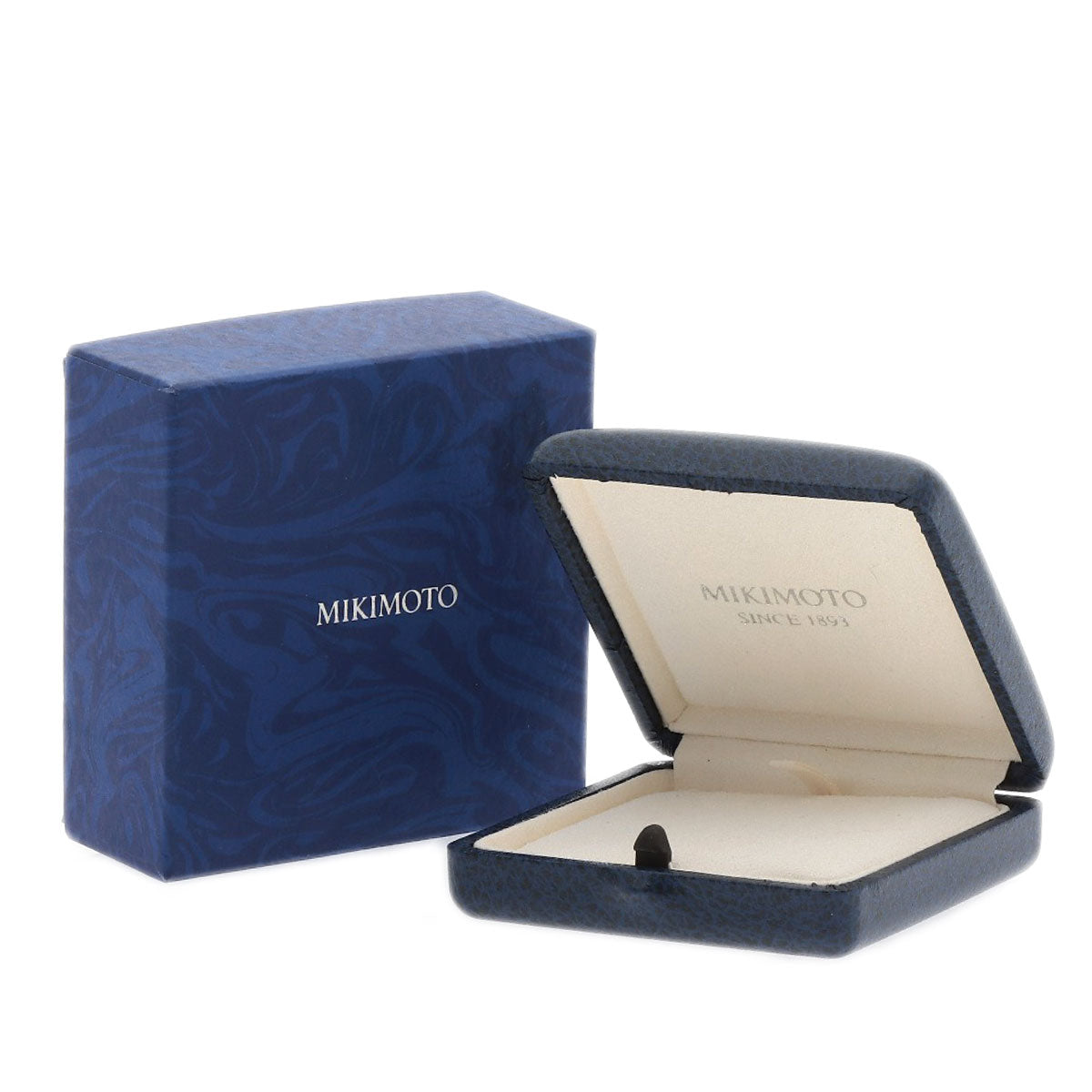 MIKIMOTO Diamond Necklace K18 White Gold Ladies [Used]