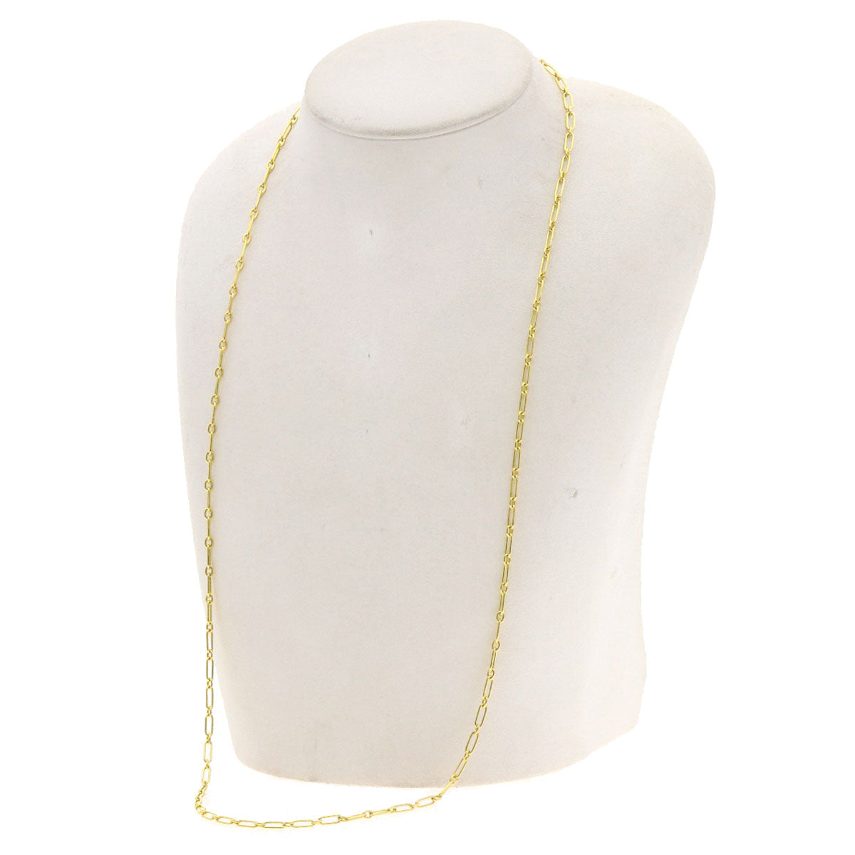 CARTIER Vintage Chain 26" Necklace K18 Yellow Gold Ladies [Used]