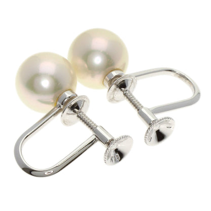MIKIMOTO Akoya pearl Pearl Earring K18 White Gold Ladies [Used]