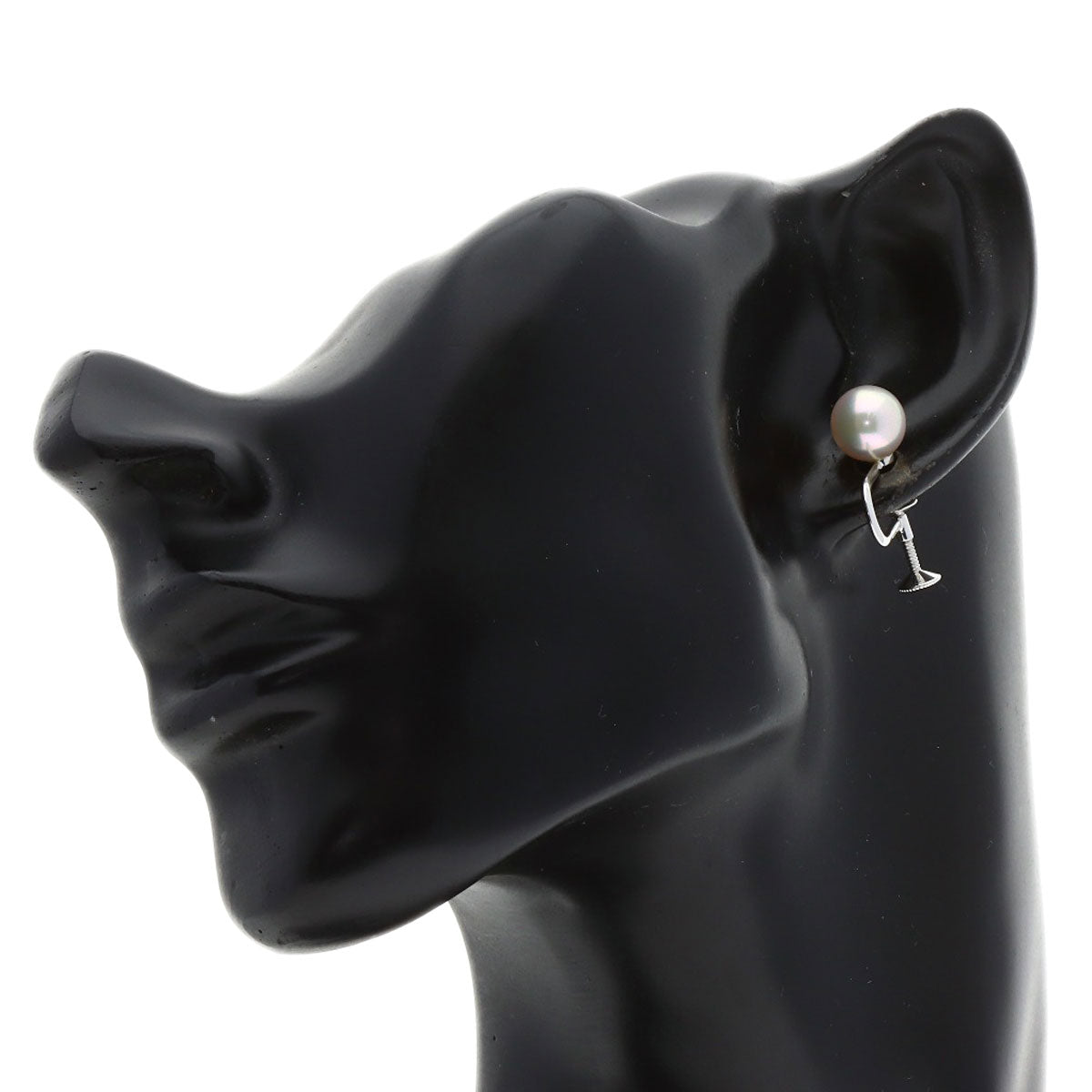 MIKIMOTO Akoya pearl Pearl Earring K18 White Gold Ladies [Used]