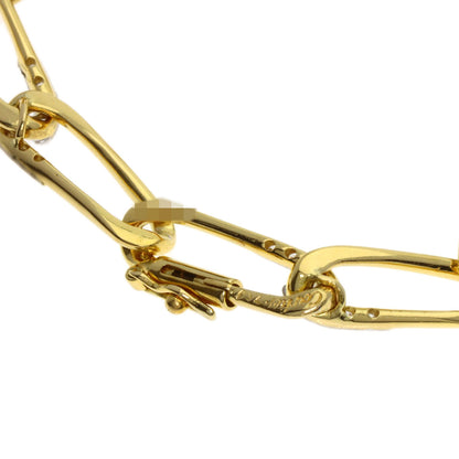 CARTIER Vintage Paperclip Diamond Necklace and Bracelet Set (3 Pieces) Necklace K18 Yellow Gold Ladies [Used]