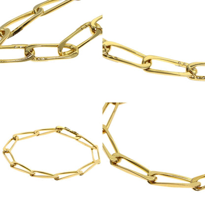 CARTIER Vintage Paperclip Diamond Necklace and Bracelet Set (3 Pieces) Necklace K18 Yellow Gold Ladies [Used]