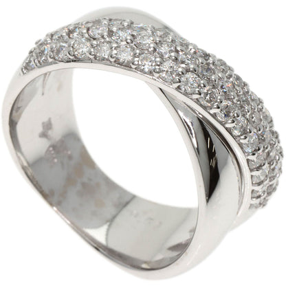 Ponte Vecchio Diamond Ring K18 White Gold Ladies [Used]