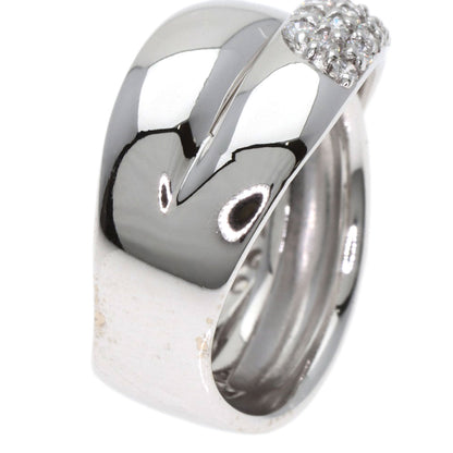 Ponte Vecchio Diamond Ring K18 White Gold Ladies [Used]