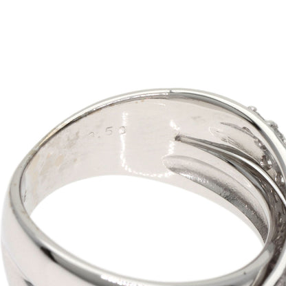 Ponte Vecchio Diamond Ring K18 White Gold Ladies [Used]