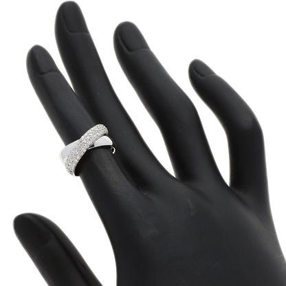 Ponte Vecchio Diamond Ring K18 White Gold Ladies [Used]