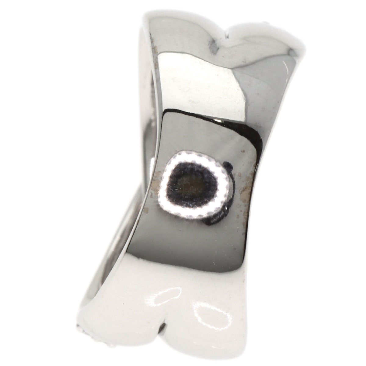 Ponte Vecchio Diamond Ring K18 White Gold Ladies [Used]