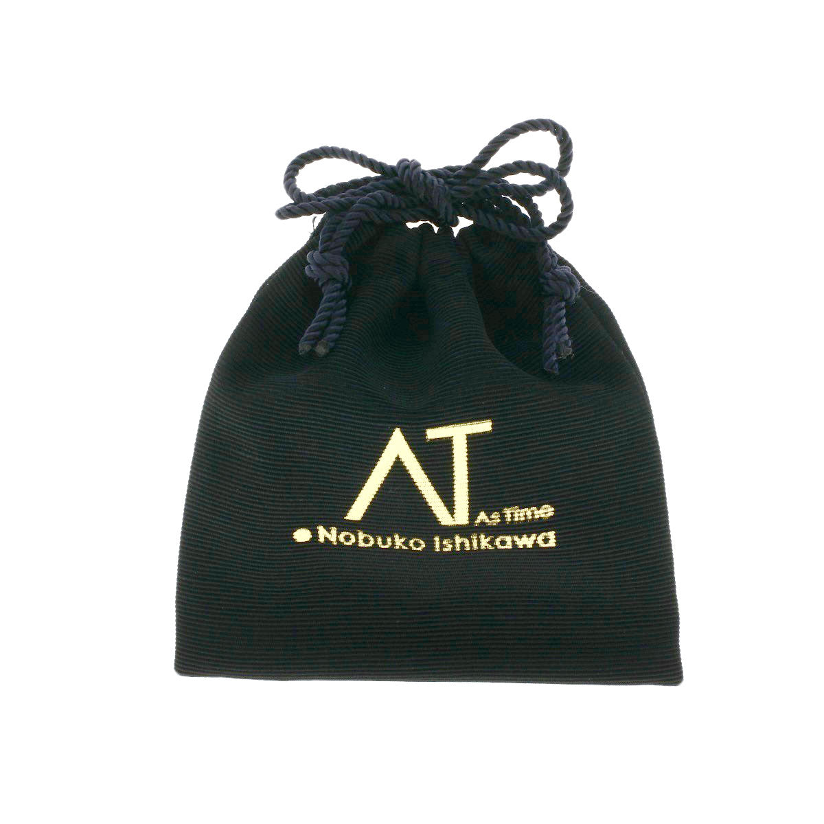 NOBUKO ISHIKAWA Grape motif Hematite Sapphire Diamond Earring K18 Yellow Gold PT900Ladies [Used]