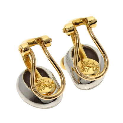 NOBUKO ISHIKAWA 1P Diamond Earring K18 Yellow Gold PT900Ladies [Used]