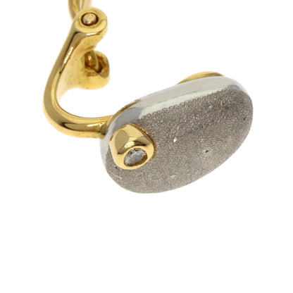 NOBUKO ISHIKAWA 1P Diamond Earring K18 Yellow Gold PT900Ladies [Used]