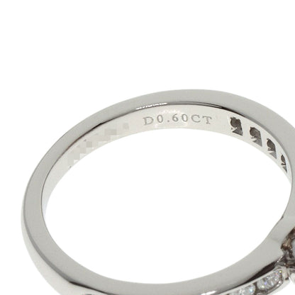 TIFFANY&Co. Solitaire Channel Setting Diamond Ring Platinum PT950 Ladies [Used]