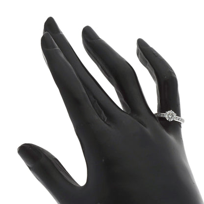 TIFFANY&Co. Solitaire Channel Setting Diamond Ring Platinum PT950 Ladies [Used]
