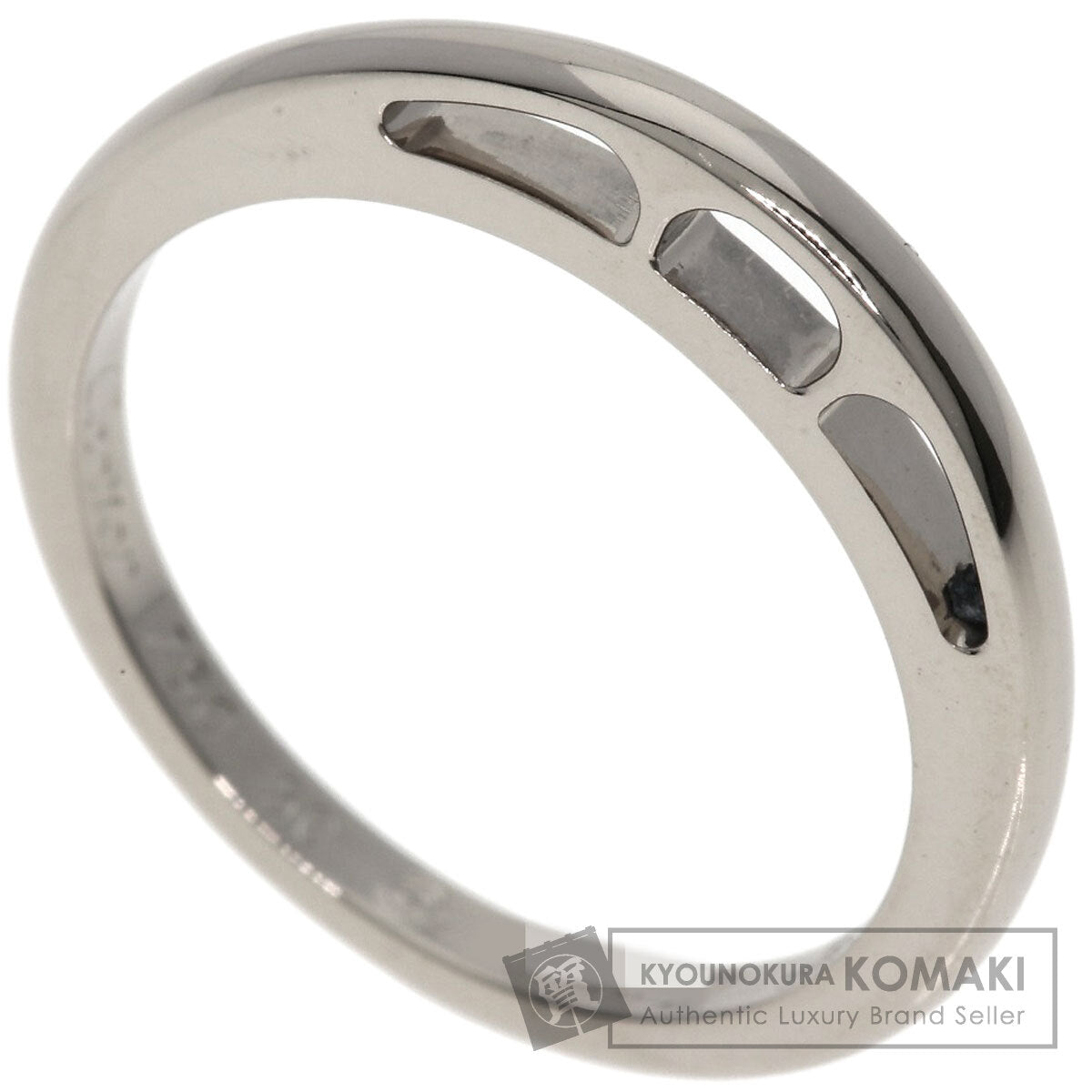 CARTIER Charm ring #50 Ring K18 White Gold Ladies [Used]