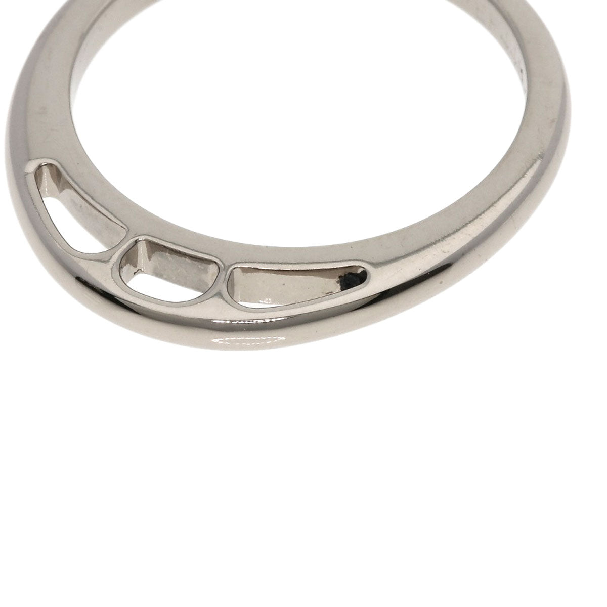 CARTIER Charm ring #50 Ring K18 White Gold Ladies [Used]