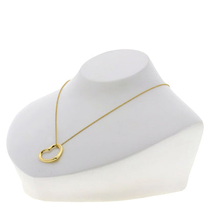 TIFFANY&Co. Open heart Necklace K18 Yellow Gold Ladies [Used]