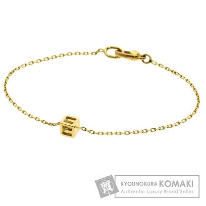 GUCCI G cube Bracelet K18 Yellow Gold Ladies [Used]