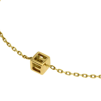 GUCCI G cube Bracelet K18 Yellow Gold Ladies [Used]
