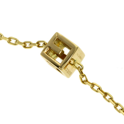 GUCCI G cube Bracelet K18 Yellow Gold Ladies [Used]