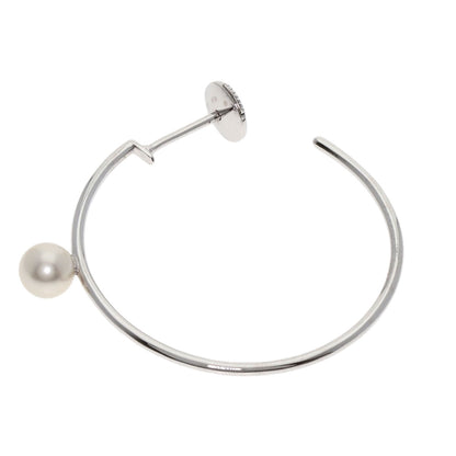 MaisonMargiela Pearl Pearl hoop (single) earring K18 White Gold Ladies [Used]