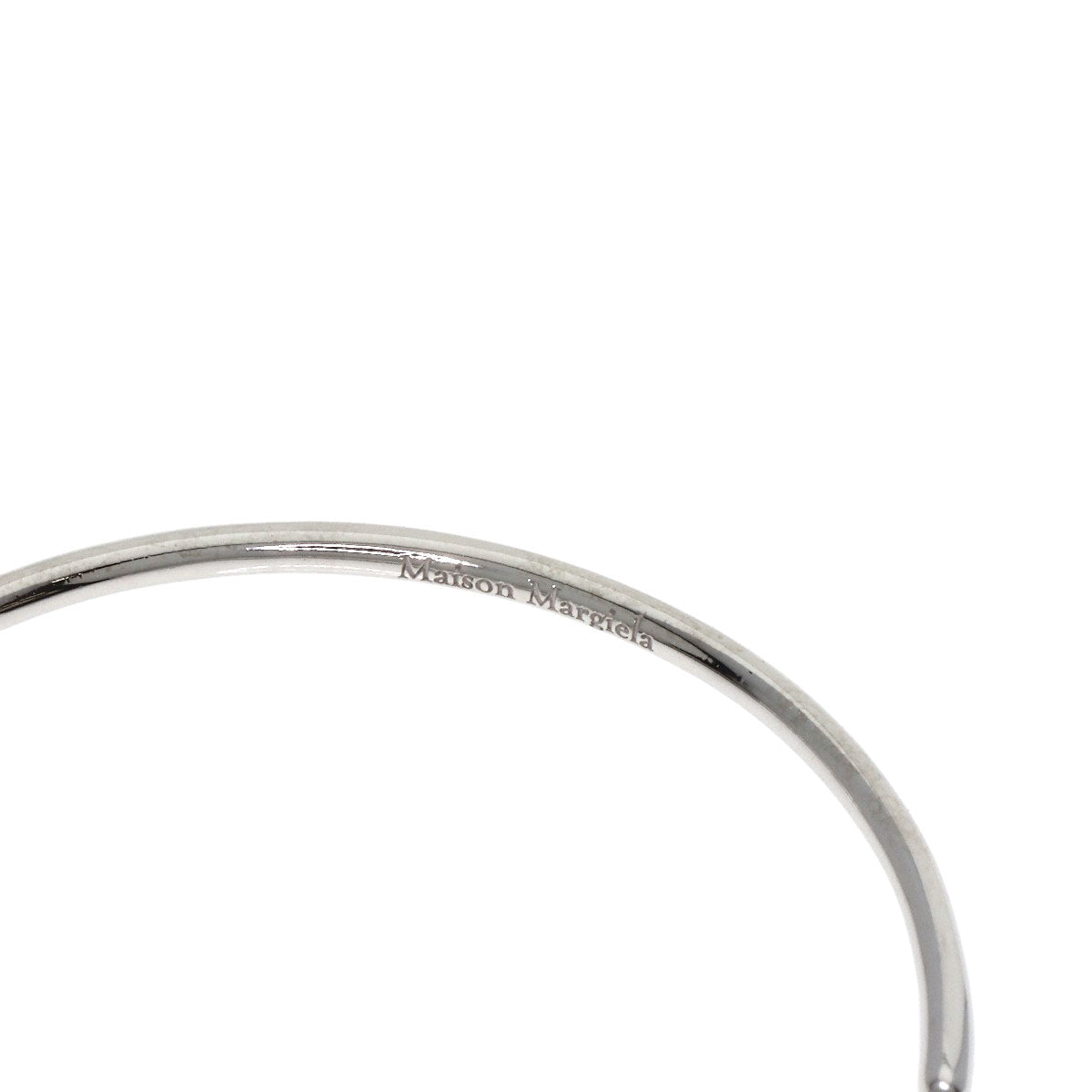 MaisonMargiela Pearl Pearl hoop (single) earring K18 White Gold Ladies [Used]